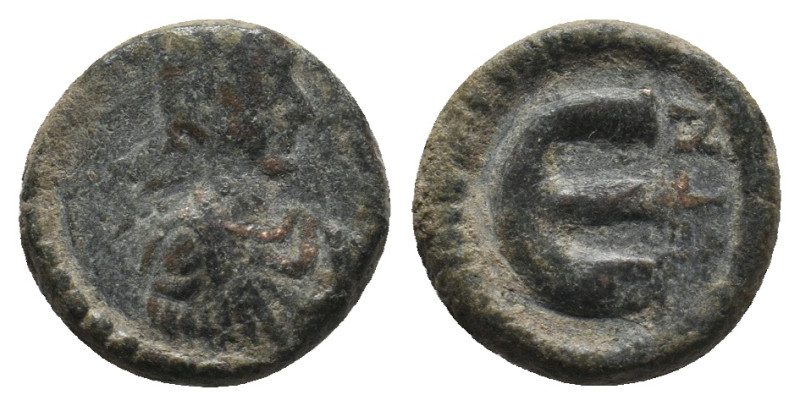 JUSTINIAN I (527-565). Pentanummium. 
.
Condition: Very Fine.
Weight: 1.89 g.
Di...