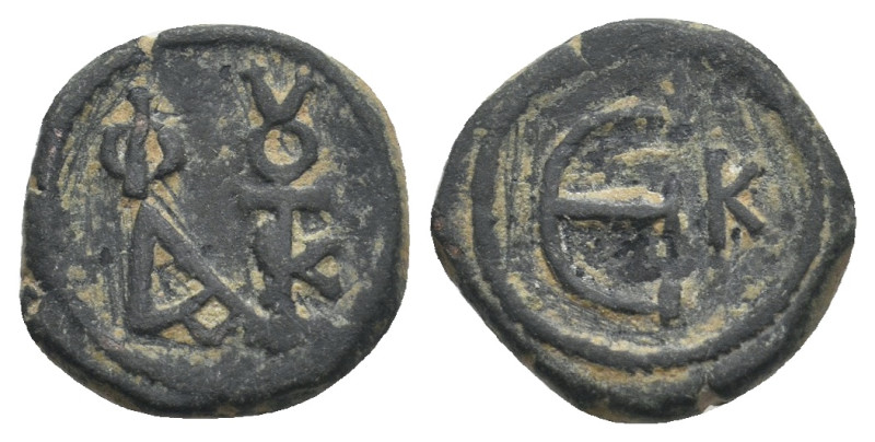 JUSTIN II (565-578). Pentanummium.
.
Condition: Very Fine.
Weight: 2.27 g.
Diame...