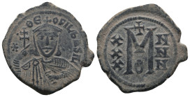 THEOPHILUS (829-842). Follis.
.
Condition: Very Fine.
Weight: 9.36 g.
Diameter: 30.7 mm