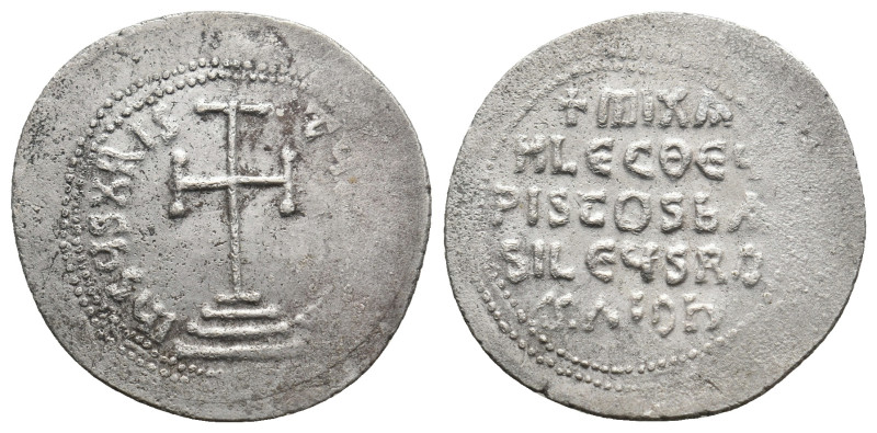 MICHAEL III THE DRUNKARD (842-867). Miliaresion.
.
Condition: Very Fine.
Weight:...