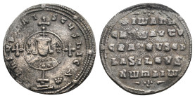 JOHN I ZIMISCES (969-976). Miliaresion.
.
Condition: Very Fine.
Weight: 2.80 g.
Diameter: 21.6 mm