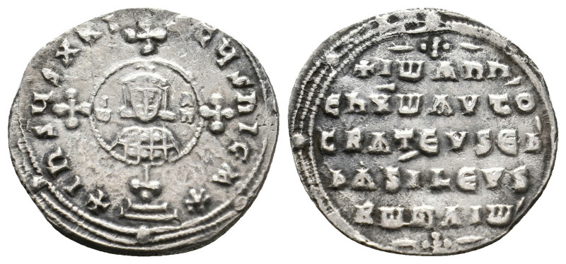 JOHN I ZIMISCES (969-976). Miliaresion.
.
Condition: Very Fine.
Weight: 3.05 g.
...