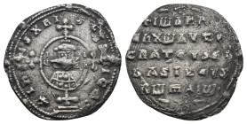 JOHN I ZIMISCES (969-976). Miliaresion.
.
Condition: Very Fine.
Weight: 2.07 g.
Diameter: 21.6 mm