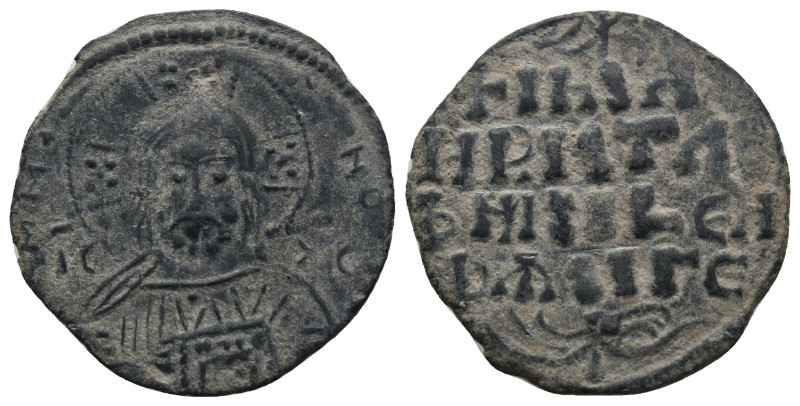 ANONYMOUS FOLLES. Class A2. Attributed to Basil II & Constantine VIII (976-1025)...