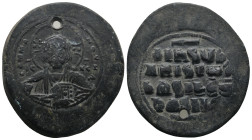 ANONYMOUS FOLLES. Class A2. Attributed to Basil II & Constantine VIII (976-1025). Follis. 
.
Condition: Very Fine.
Weight: 23.92 g.
Diameter: 41.1 mm