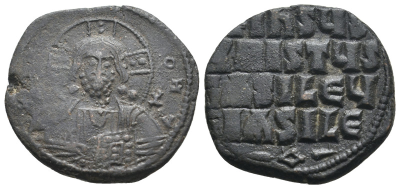 ANONYMOUS FOLLES. Class A2. Attributed to Basil II & Constantine VIII (976-1025)...