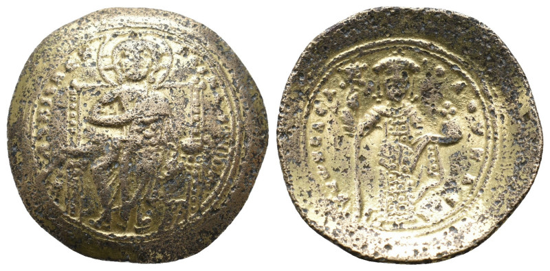 CONSTANTINE X DUCAS, 1059-1067 AD. Fourrée Histamenon Nomisma. 
.
Condition: Fin...