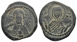 ANONYMOUS FOLLES. Class G. Attributed to Romanus IV (1068-1071). 
.
Condition: Very Fine.
Weight: 8.78 g.
Diameter: 26.7 mm