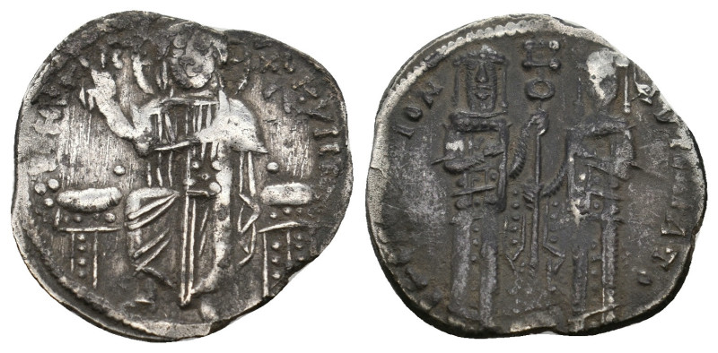 ANDRONICUS II PALAEOLOGUS with MICHAEL IX (1282-1328). Basilikon.
.
Condition: V...