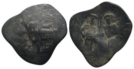 LATIN RULERS OF CONSTANTINOPLE (1204-1261). Trachy.
.
Condition: Very Fine.
Weight: 2.86 g.
Diameter: 27 mm.