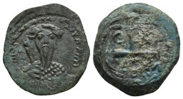 Crusaders. Antioch. TANCRED, Regent 1101-1103 & 1104-1112 AD. Ae. Follis.
.
Condition: Very Fine.
Weight: 4.56 g.
Diameter: 22 mm.