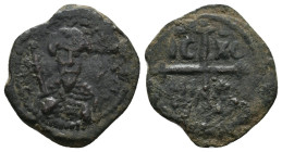Crusaders. Antioch. TANCRED, Regent 1101-1103 & 1104-1112 AD. Ae. Follis.
.
Condition: Very Fine.
Weight: 3.66 g.
Diameter: 21.7 mm.