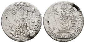 CROATIA. Republic of Ragusa (Dubrovnik). Perpera (1728 S-B).
.
Condition: Very Fine.
Weight: 5.28 g.
Diameter: 27 m