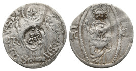 CROATIA. Ragusa, 1372-1438 AD. Grosso.
.
Condition: Fine.
Weight: 0.76 g.
Diameter: 17.4 m