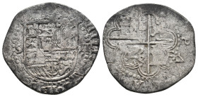 SPAIN. Philip IV (1621-1665). Cob 2 Reales.
.
Condition: Fine.
Weight: 6.54 g.
Diameter: 25.8 m