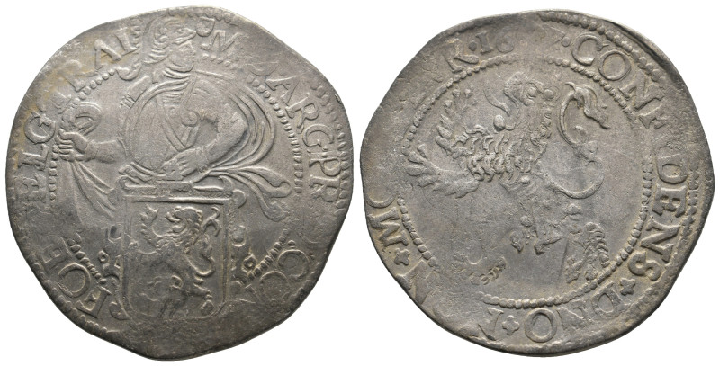 NETHERLANDS. Lion Daalder (1667). Kampen.
.
Condition: Very Fine.
Weight: 25.34 ...