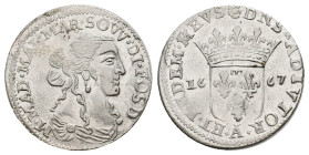 ITALY. Fosdinovo. Maria Maddalena Centurioni Malaspina (1667-1669). Luigino (1667-A).
.
Condition: Very Fine.
Weight: 2 g.
Diameter: 21.1 mm.