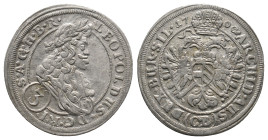 HOLY ROMAN EMPIRE. Leopold I (1657-1705). 3 Kreuzer. 
.
Condition: Very Fine.
Weight: 1.86 g.
Diameter: 21.4 mm