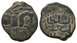ISLAMIC. Seljuks. Rum. Rukn al-Din Sulayman bin Qilich Arslan (As sultan, AH 593-600 / 1197-1204 AD). Ae Fals.
.
Condition: Very Fine.
Weight: 3.46 g....