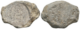 LEAD SEALS. Uncertain.
.
Condition: Fine.
Weight: 25.16 g.
Diameter: 38.1 mm