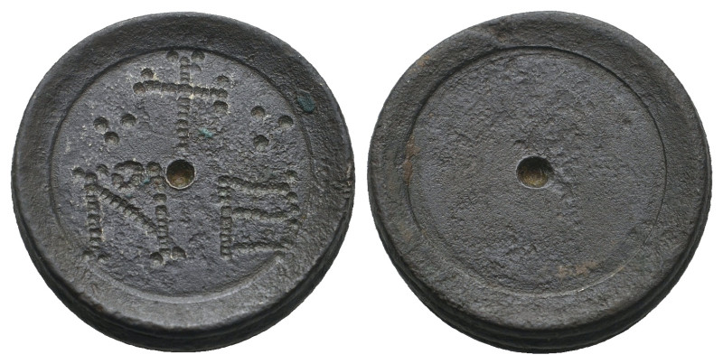 COMMERCIAL WEIGHT (Circa 4th-6th centuries). 
.
Condition: Very Fine.
Weight: 21...