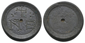 COMMERCIAL WEIGHT (Circa 4th-6th centuries). 
.
Condition: Very Fine.
Weight: 21.74 g.
Diameter: 26.4 mm