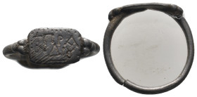 Roman Silver Ring.
.
Condition: Very Fine (Broken).
Weight: 2.37 g.
Diameter: -