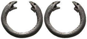 Roman Silver Ring.
.
Condition: Very Fine.
Weight: 10.38 g.
Diameter: -