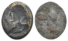 Greek-Roman Ring stone 2nd-3rd Century.
.
Condition: Very Fine.
Weight: 0.84 g.
Diameter: 16.5 mm.