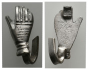 ANCIENT ROMAN SILVER FIGURINE.
.
Condition: Very Fine.
Weight: 2.23 g.
Diameter: 21.5 mm.