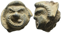 ANCIENT ROMAN BRONZE APLIQUE (1ST-3TH CENTURY AD) .
.
Condition: Very Fine.
Weight: 117.21 g.
Diameter: 35.4 mm.