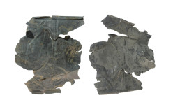 ANCIENT ROMAN BRONZE PIECE OF MILITARY CLOTHING .
.
Condition: Very Fine.
Weight: -
Diameter: 155 mm