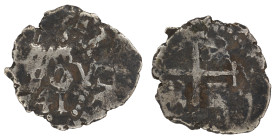 Moneda virreinal. Felipe V. ½ Real. 1741. P (Diego de Puy). Potosí. Ag. 2,12 g. Cal-604. BC. Salida: 10