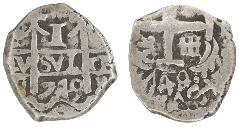 Moneda virreinal. Fernando VI. 1 Real. 1749. q (Luis Aldave de Quintanilla). Pot...