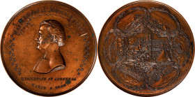 "1848" Major General Winfield Scott / Mexican-American War Medal. Julian MI-26. Copper. About Uncirculated, Damaged, Cleaned.
90 mm.

Estimate: $10...