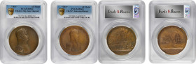 Lot of (2) War of 1812 Military and Naval Medals. 20th Century Resrike. (PCGS).
Included are: Military: "1814" Major General Alexander Macomb / Battl...