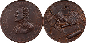 Electrotype Copy 1834 American Eagle Medal. After Musante GW-147, Baker-55. Copper. Nearly As Made.
50.5 mm. 52.66 grams.

Estimate: $100