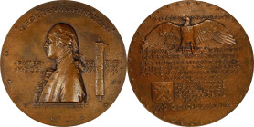 1889 Inaugural Centennial Medal. By Augustus Saint-Gaudens and Philip Martiny. Musante GW-1135, Baker-671, Douglas-53. Bronze, Cast. Mint State.
115 ...