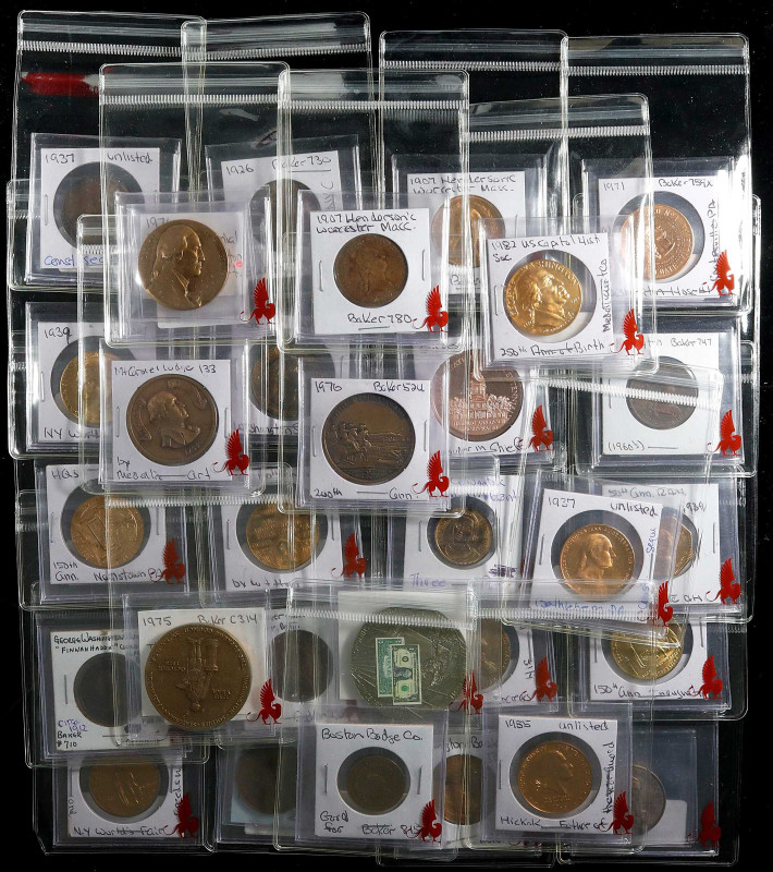 Lot of (30) Washington Medals and Related Items.
All are in minor metals, mostl...
