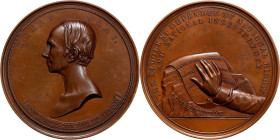 "1852" Henry Clay Memorial Medal. Julian PE-8. Bronze. Mint State.
76 mm.

Estimate: $180