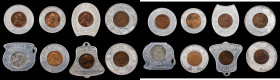 Lot of (8) Encased Indian and Lincoln Cents.
Included are: (2) Indian; (5) Lincoln, Wheat Ears Reverse; and (1) Lincoln, Zinc-Coated Steel. Most of t...