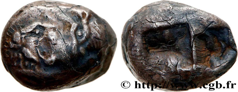 LYDIA - LYDIAN KINGDOM - CROESUS
Type : Hemistatère 
Date : c. 550 AC. 
Mint nam...