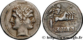 ROMAN REPUBLIC - ANONYMOUS
Type : Didrachme 
Date : c. 225-215 AC. 
Mint name / Town : Rome ou Italie 
Metal : silver 
Diameter : 23,5  mm
Orientation...