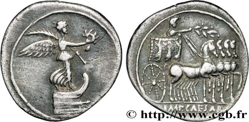 OCTAVIAN
Type : Denier 
Date : août 
Date : 29 AC. 
Mint name / Town : Rome 
Met...
