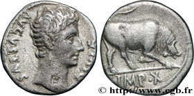 AUGUSTUS
Type : Denier 
Date : 15 AC. 
Mint name / Town : Lyon  
Metal : silver 
Millesimal fineness : 950  ‰
Diameter : 17,5  mm
Orientation dies : 5...