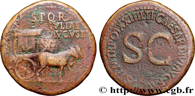LIVIA
Type : Sesterce 
Date : 22-23 
Mint name / Town : Rome 
Metal : copper 
Di...