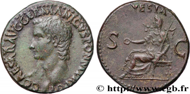 CALIGULA
Type : As 
Date : 37-38 
Mint name / Town : Rome 
Metal : copper 
Diame...