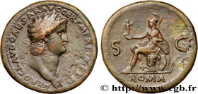 NERO
Type : Sesterce 
Date : 65 
Mint name / Town : Rome 
Metal : copper 
Diameter : 35,5  mm
Orientation dies : 6  h.
Weight : 26,99  g.
Rarity : R1 ...