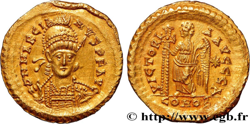 MARCIAN
Type : Solidus 
Date : c. 450-457 
Mint name / Town : Constantinople 
Me...