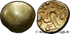 AMBIANI (Area of Amiens)
Type : Statère d'or uniface, revers au globule perlé 
Date : c. 60-50 AC. 
Mint name / Town : Amiens (80) 
Metal : gold 
Diam...